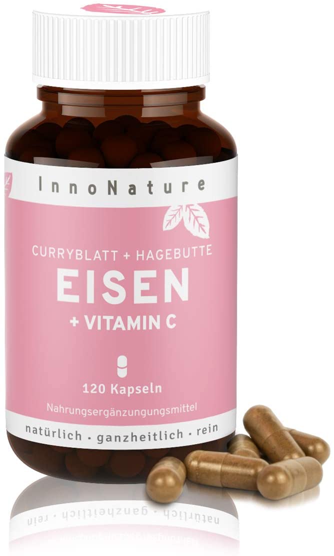InnoNature Eisen + Vitamin C Kapseln