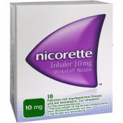 Nicorette Inhaler 10mg 18 Patronen und Mundstück günstig im Preisvergleich