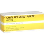 Cholspasmin forte 400mg günstig im Preisvergleich