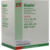 GAZIN Kompresse 7.5x7.5cm 8fach steril