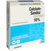 Calcium Sandoz 10% Ampullen günstig im Preisvergleich