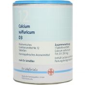 BIOCHEMIE DHU 12 CALCIUM SULFURICUM D 3 günstig im Preisvergleich