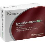 Ibuprofen-Actavis 400mg Filmtabletten günstig im Preisvergleich