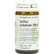 Sulfur jodatum Phcp günstig im Preisvergleich