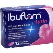 Ibuflam Lysin 400mg Filmtabletten günstig im Preisvergleich