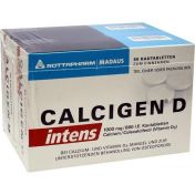 Calcigen D intens 1000 mg/880 I.E.Kautabletten günstig im Preisvergleich