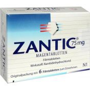 Zantic 75mg Magentabletten günstig im Preisvergleich