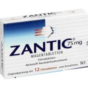 Zantic 75mg Magentabletten günstig im Preisvergleich