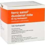 Ferro Sanol duodenal mite 50mg mr.Pellets in Kaps.