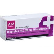 Ibuprofen AbZ 200 mg Filmtabletten günstig im Preisvergleich
