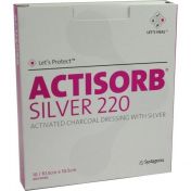 ACTISORB 220 Silver 10.5x10.5 steril