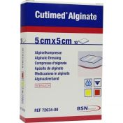 Cutimed Alginate 5x5cm Alginatkompresse günstig im Preisvergleich