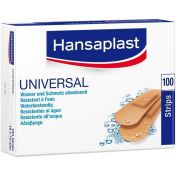 Hansaplast Universal Water Resist.19x72mm Strips