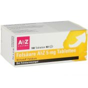 Folsäure AbZ 5mg Tabletten günstig im Preisvergleich