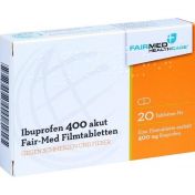 Ibuprofen 400mg akut Fair-Med Healthcare günstig im Preisvergleich