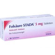 Folsäure STADA 5mg Tabletten günstig im Preisvergleich