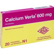 Calcium Verla 600mg günstig im Preisvergleich