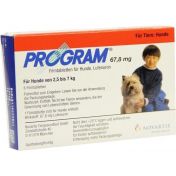 Program Tabletten für Hunde 67.8mg 2.5kg - 7kg Tabletten vet. günstig im Preisvergleich