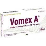 VOMEX A Kinder-Suppositorien 70 mg forte günstig im Preisvergleich