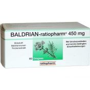 BALDRIAN-ratiopharm 450mg überzogene Tabletten