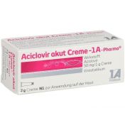 Aciclovir akut Creme - 1A-Pharma günstig im Preisvergleich