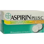 Aspirin Plus C Orange Brausetabletten günstig im Preisvergleich