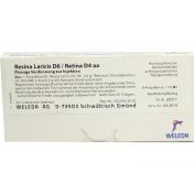 Resina Laricis D 6/ Retina D 4 aa