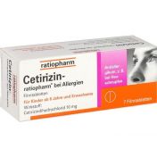 Cetirizin-ratiopharm bei Allergien 10 mg Filmtabl. günstig im Preisvergleich