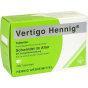 Vertigo Hennig Tabletten günstig im Preisvergleich