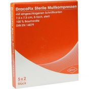 DRACOFIX PEEL KOM steril 7.5X7.5 8fach