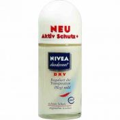 NIVEA deodorant Roll on DRY/weiß günstig im Preisvergleich