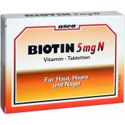 BIOTIN 5mg N Tabletten günstig im Preisvergleich