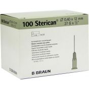 Sterican Ins.Einm.Kan. 27GX1/2 0.40X12mm