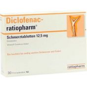 Diclofenac-ratiopharm 12.5 mg Schmerztabletten