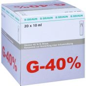 Glucose 40% Braun Mini-Plasco connect