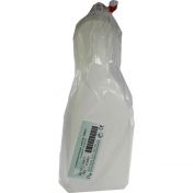 Urinflasche f. Frauen Kuststoff milchig mit Deckel