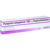 Fungizid-ratiopharm 200mg Vaginaltabletten günstig im Preisvergleich
