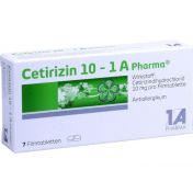 Cetirizin 10 - 1 A Pharma günstig im Preisvergleich