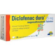 Diclofenac dura 25mg Tabletten günstig im Preisvergleich