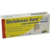 Diclofenac dura magensaftresistente Tabletten 25mg günstig im Preisvergleich