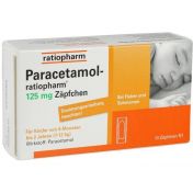 Paracetamol-ratiopharm 125mg Zäpfchen günstig im Preisvergleich