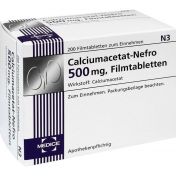 Calciumacetat-Nefro 500mg günstig im Preisvergleich