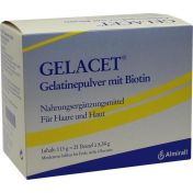 Gelacet Gelatinepulver mit Biotin Btl.