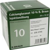 Calciumgluconat 10% MPC Injektionslösung günstig im Preisvergleich