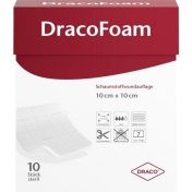 DracoFoam Schaumstoff Wundauflage 10x10cm günstig im Preisvergleich