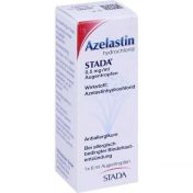 Azelastinhydrochlorid STADA 0.5mg/ml Augentropfen günstig im Preisvergleich