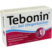 Tebonin 120 mg bei Ohrgeräuschen