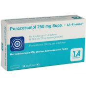 Paracetamol 250mg Supp. - 1 A-Pharma günstig im Preisvergleich