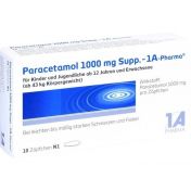 Paracetamol 1000mg Supp. - 1A-Pharma