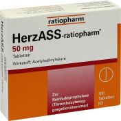 HerzASS-ratiopharm 50 mg günstig im Preisvergleich